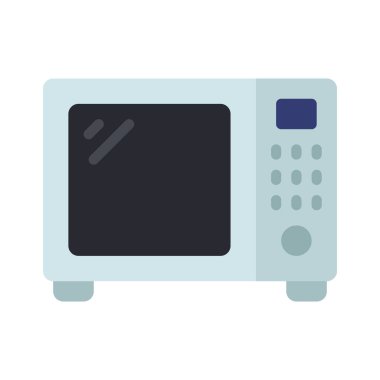 Mikrodalga ağ ikonu vektör illüstrasyonu