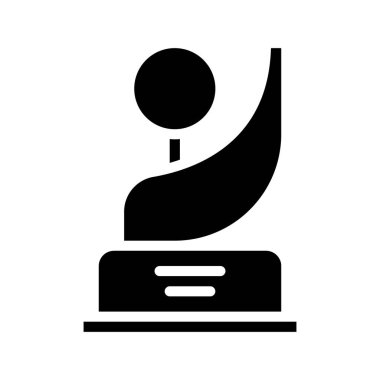 Oyunculuk Ödülü ikonu vektör illüstrasyon tasarımı