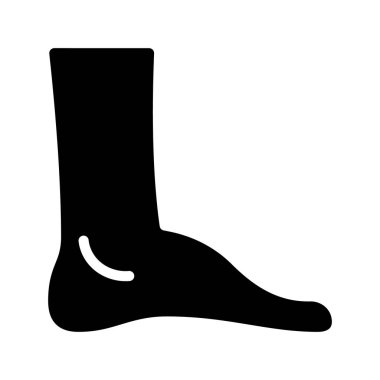 Ayak bileği ağ ikonu vektör illüstrasyonu