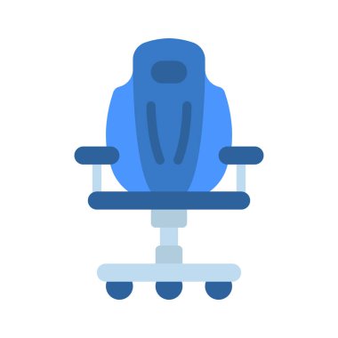 Oyun Sandalyesi Web simgesi vektör illüstrasyonu