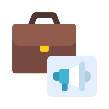 İş pazarlama web simgesi vektör illüstrasyonu