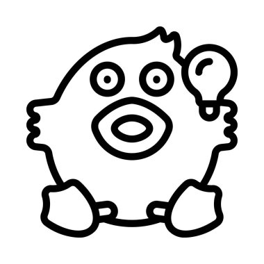 yaratıcı fikir simgesi, vektör illüstrasyonu                                                    