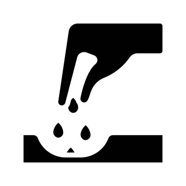 Tohum ekme simgesi, vektör illüstrasyonu