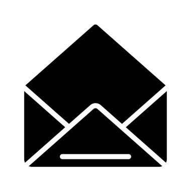 Harf web simgesi vektör çizimini aç