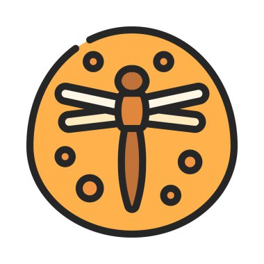 Amber web simgesi vektör illüstrasyonunda hata