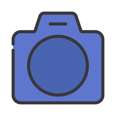 Kamera web simge vektör çizim