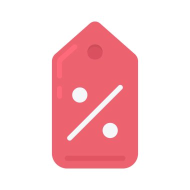 Beyaz arkaplanda alışveriş etiketi simgesi