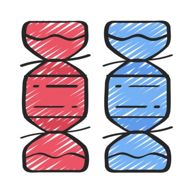 Crackers düz simgesi, vektör illüstrasyonu 