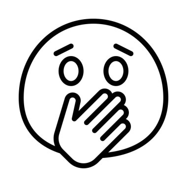 Mouth web simgesi vektör illüstrasyonunu ver