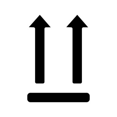 Bu Yol Yukarı web simgesi vektör illüstrasyonu