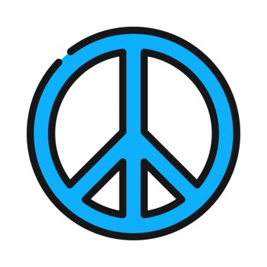  Barış İşareti vektör çizimi tasarımı