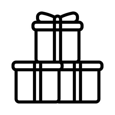 Mevcut Kutular Yığılmış Web simgesi vektör resimlemesi 