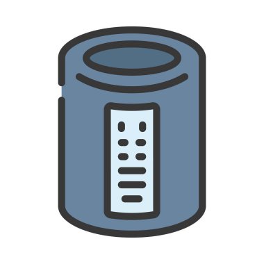 Yuvarlak Bilgisayar simgesi, vektör çizimi 