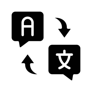 İletiler web simgesi vektör illüstrasyonu