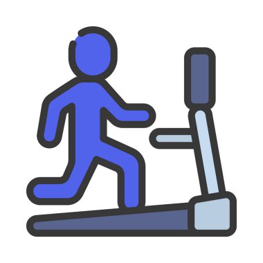 Çalışan Makine web simgesi vektör çizimi