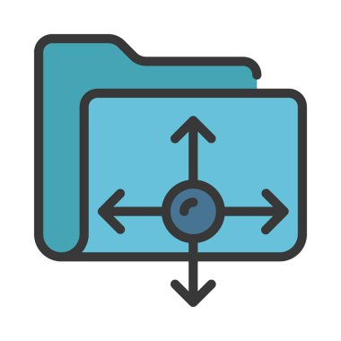 Dizin simgesini, vektör illüstrasyonunu taşı 