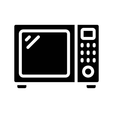 Mikrodalga ağ ikonu vektör illüstrasyonu