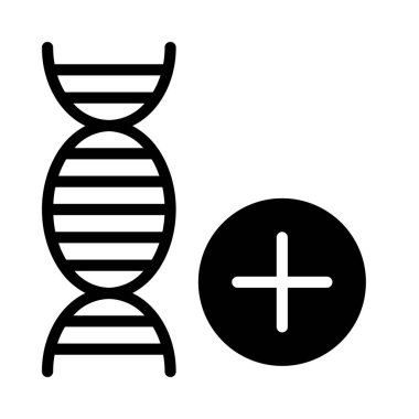 DNA web simgesi vektör illüstrasyonu oluştur 