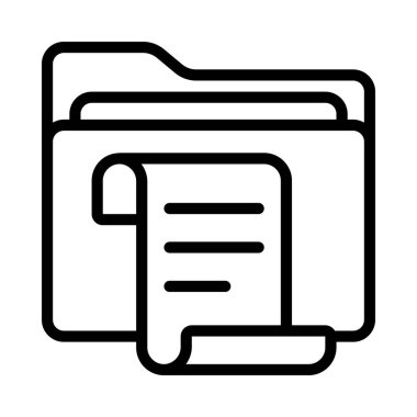 Dizin Betiği simgesi, vektör illüstrasyonu 