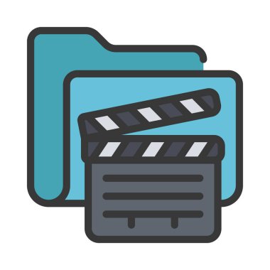 El çırpma Tahtası Dizini simgesi, vektör illüstrasyonu 