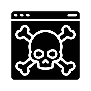 Web sitesi simgesi, vektör illüstrasyonu basit tasarım