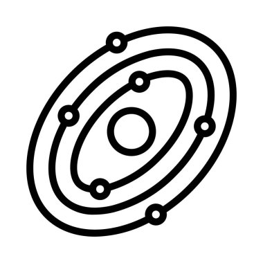 Galaxy web simgesi vektör illüstrasyonu