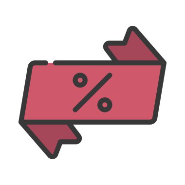 Beyaz arkaplanda Satış Bayrağı simgesi