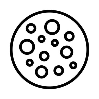 ay web simge vektör çizim