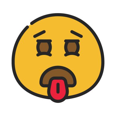 Eskimiş web simgesi vektör illüstrasyonu