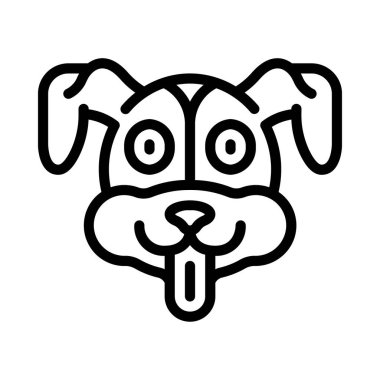 köpek vektör resimleme simgesi