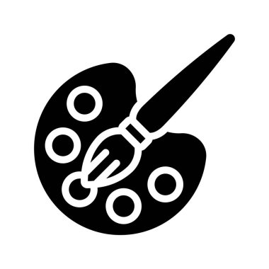 Sanat Sınıfı Web simgesi vektör çizimi 