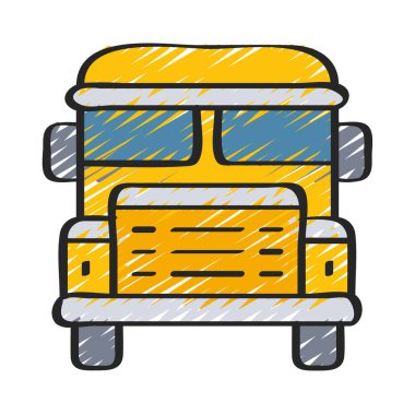 okul servisi web simgesi vektör illüstrasyonuName