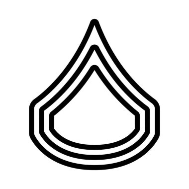 Er Birinci Sınıf daire simgesi, vektör illüstrasyonu 