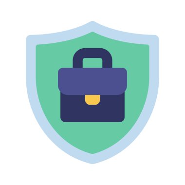 İş Güvenliği web simgesi vektör çizimi