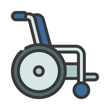 Hastane Tekerlek Başkanının vektör çizimi