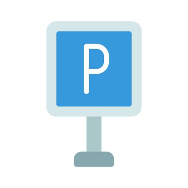 Parking web icon vector illustration