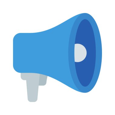 megafon simgesi, vektör illüstrasyonu