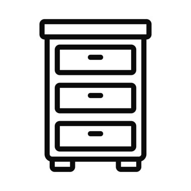 Çizim Sandığı Web simgesi vektör illüstrasyonu