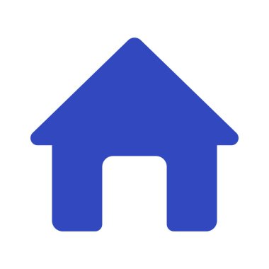 Ev simgesi vektör illüstrasyonu