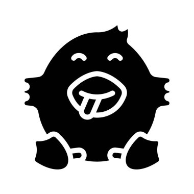 Tavuk suratının vektör çizimi