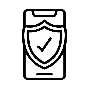 kalkan basit simgesi, vektör resimleme arkaplanı 