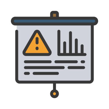 Sunum Ağı simgesinin vektör illüstrasyonu