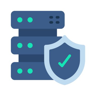 Sunucu Koruma Ağı vektör illüstrasyonuName