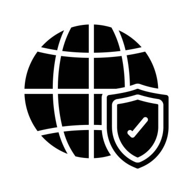 İnternet Kapağı simgesi, vektör illüstrasyonu 