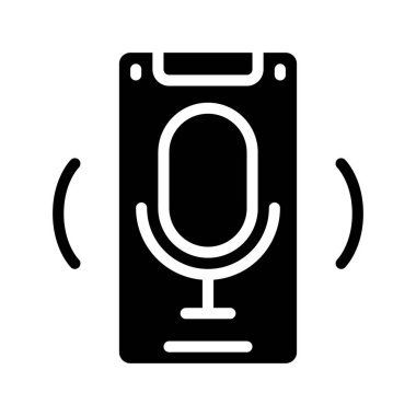 Ses Tanıma Ağı vektör çizimi