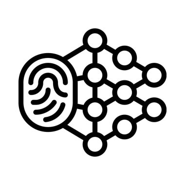 algoritma web simgesi vektör illüstrasyonu