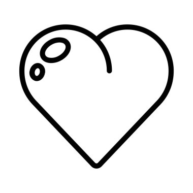 Heart Element Web simgesi vektör çizimi