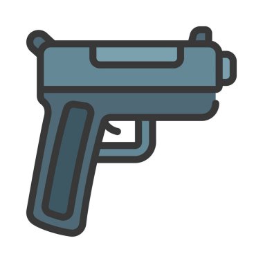 Tabanca simgesi vektör illüstrasyon tasarımı