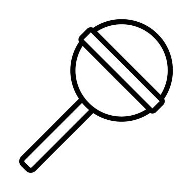 Lolipop ikon vektör illüstrasyon tasarımı 