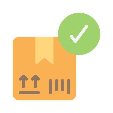 Dağıtım web simgesi vektör illüstrasyonunu tamamla